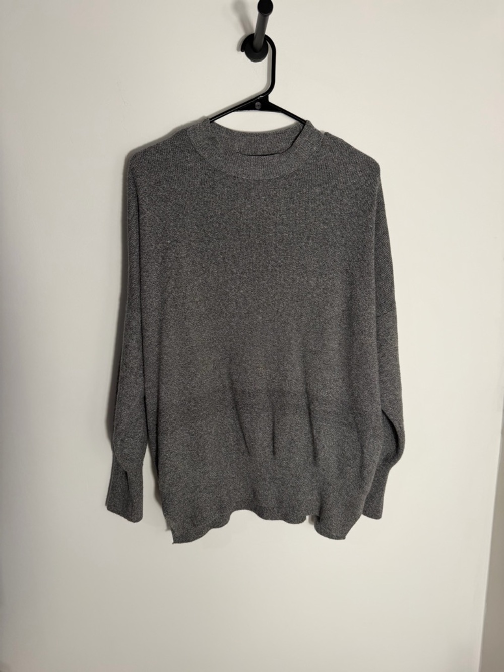 Abercrombie Cozy Oversized Gray Knit Sweater
